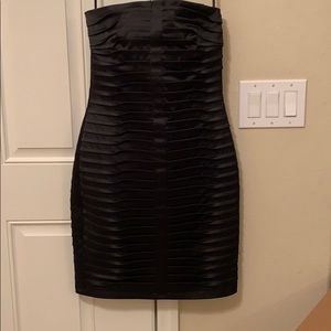 💥SexyCalvin Klien black-strapless dress